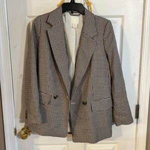 Women’s Plaid Blazer